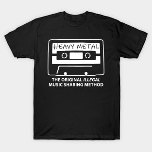 Heavy Metal Cassette Tape T-Shirt